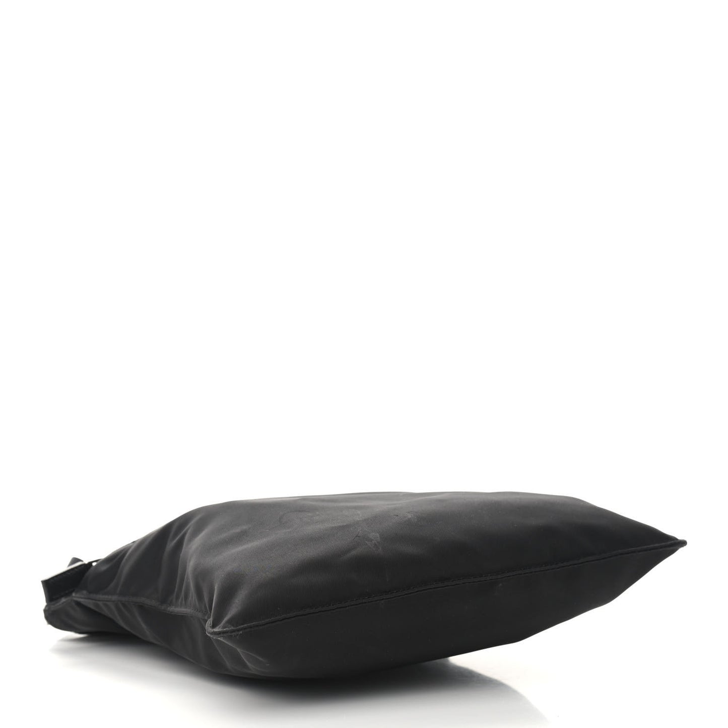 Nylon Vela Flat Messenger Bag Black