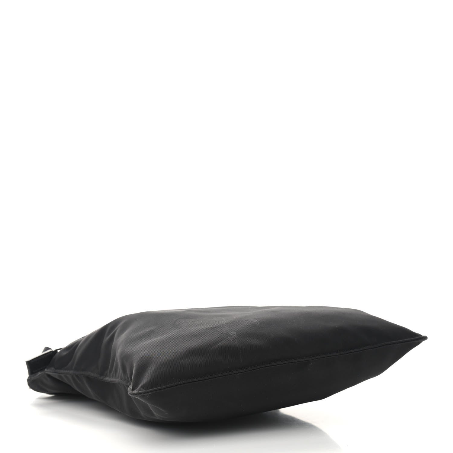 Prada Nylon Vela Flat Messenger Bag Black 4 of 7
