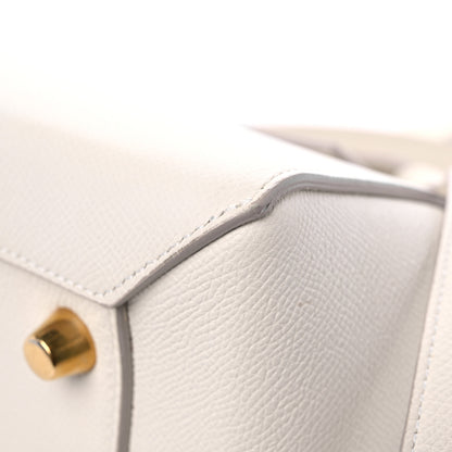 Celine Grained Calfskin Mini Belt Bag White 9 of 14