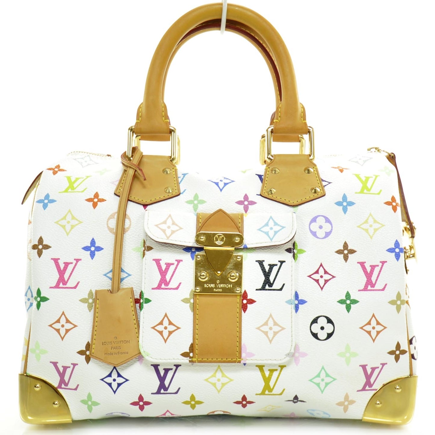 Monogram Multicolor Speedy 30 White