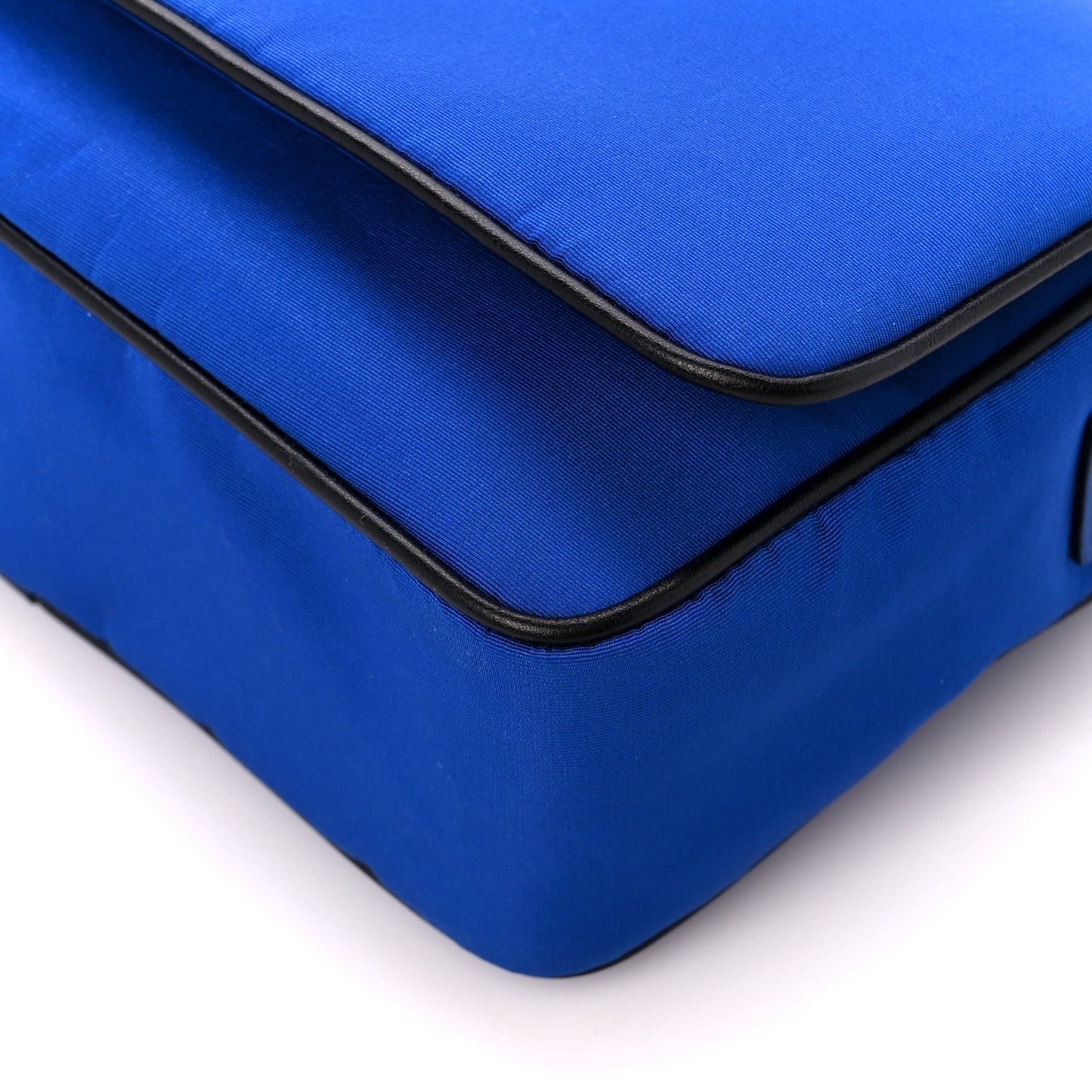 Nylon Skull Camera Crossbody Bag Royal Blue
