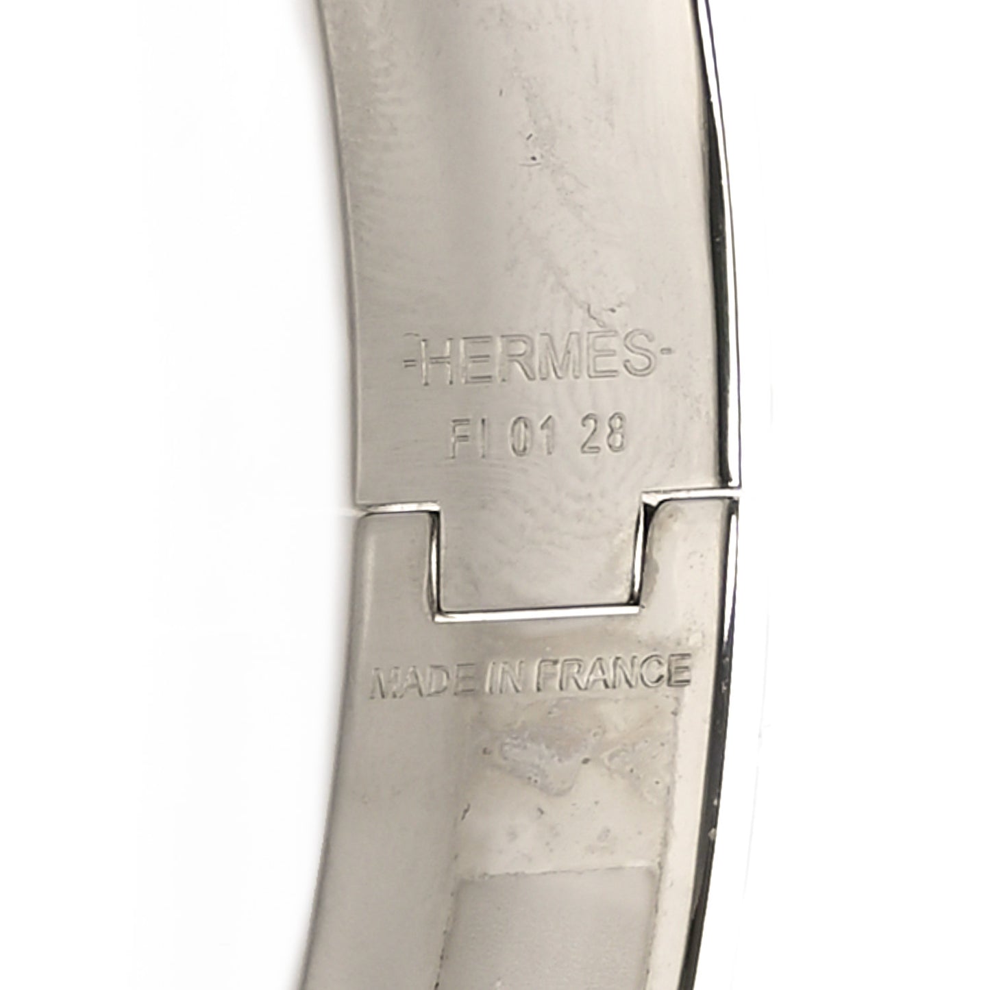 Enamel Narrow Clic Clac H Bracelet PM Rouge Vif