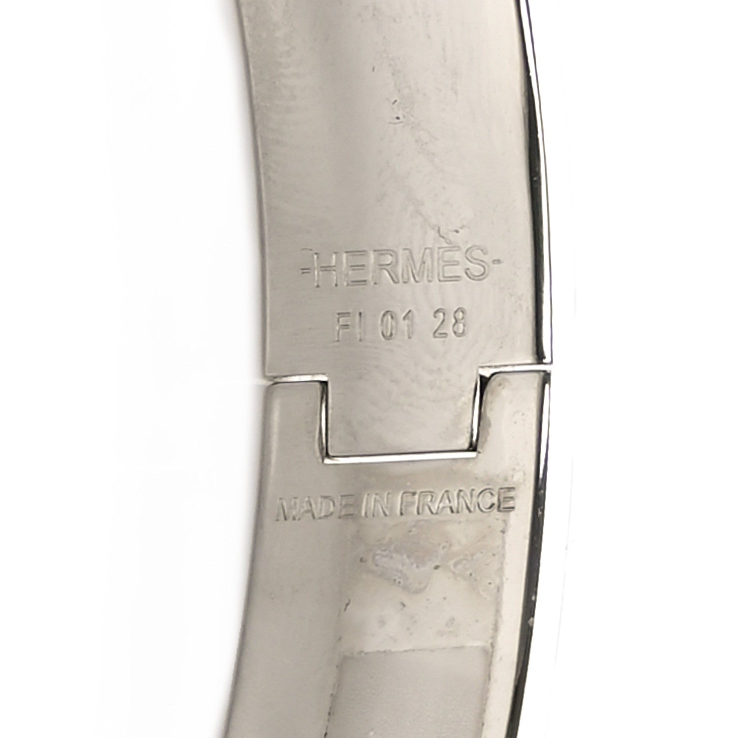 Hermes Enamel Narrow Clic Clac H Bracelet PM Rouge Vif 4 of 4