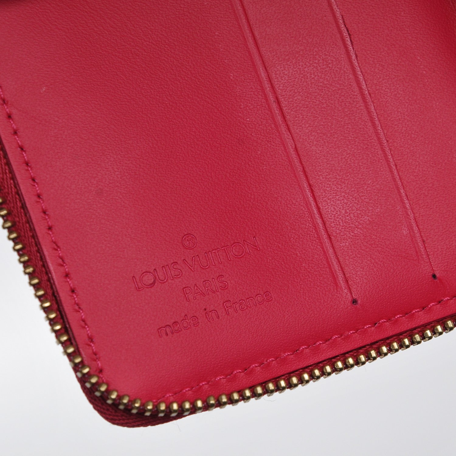 Louis Vuitton Vernis Broome Zip Wallet Fuchsia 5 of 5