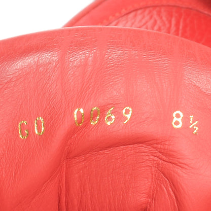 Louis Vuitton Leather Suede Don Sneakers 8.5 Red 6 of 6