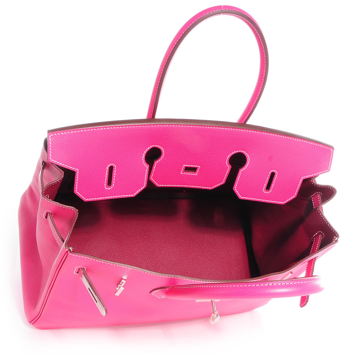 Epsom Candy Birkin 35 Rose Tyrien and Rubis