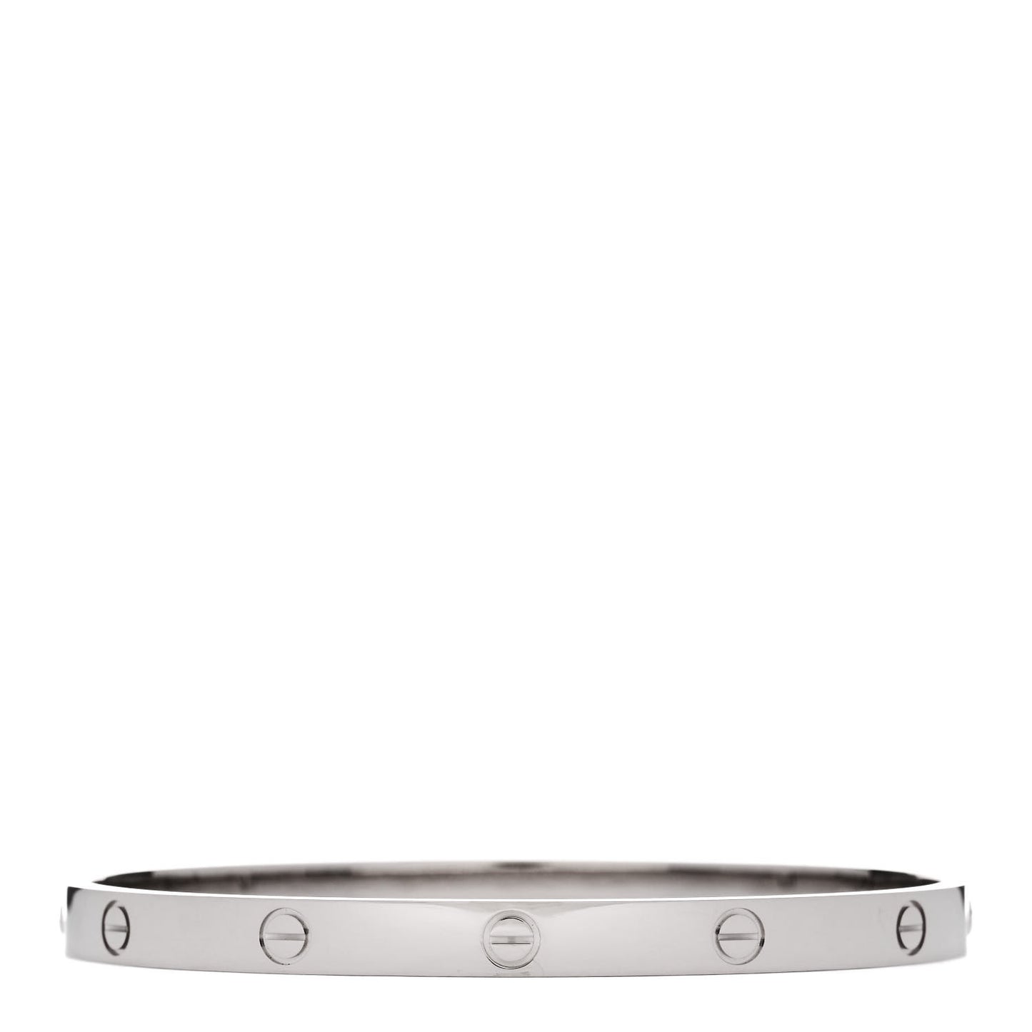 18K White Gold LOVE Bracelet 21