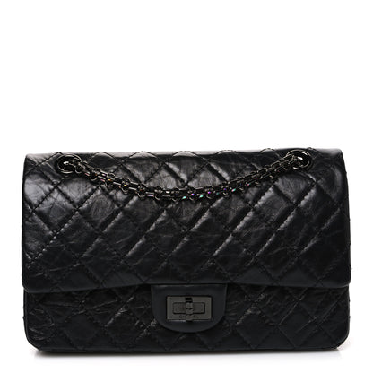 Chanel Aged Calfskin Quilted 2.55 Reissue 225 Flap So Black 1 of 9