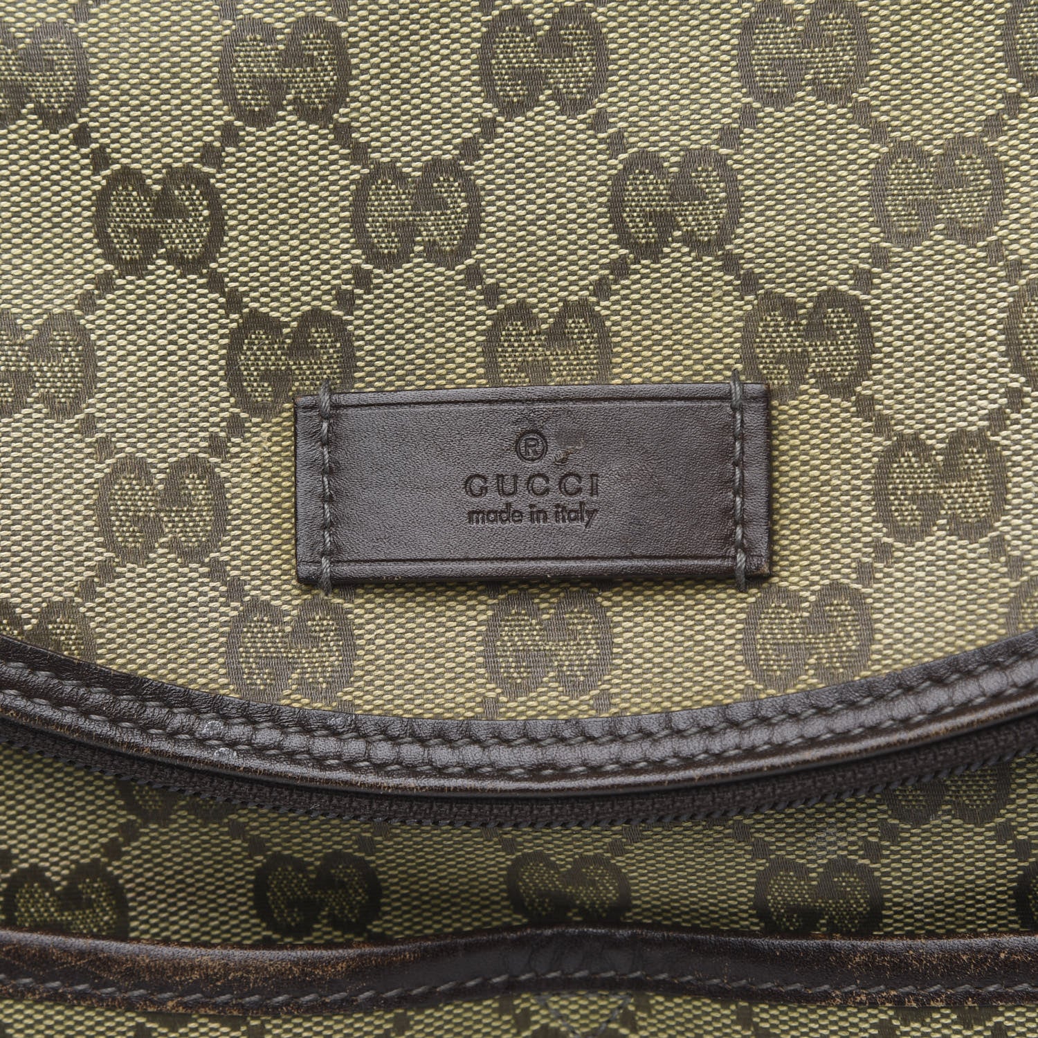 Gucci Monogram Large Diaper Bag Dark Brown 8 of 22