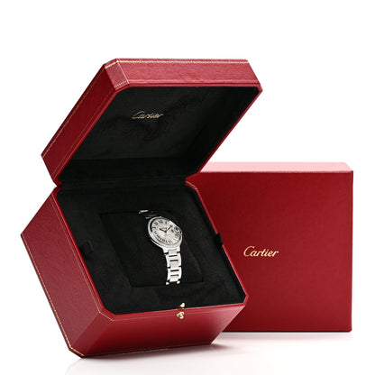 Cartier Stainless Steel Diamond Bezel 33mm Ballon Bleu De Cartier Automatic Watch 5 of 5