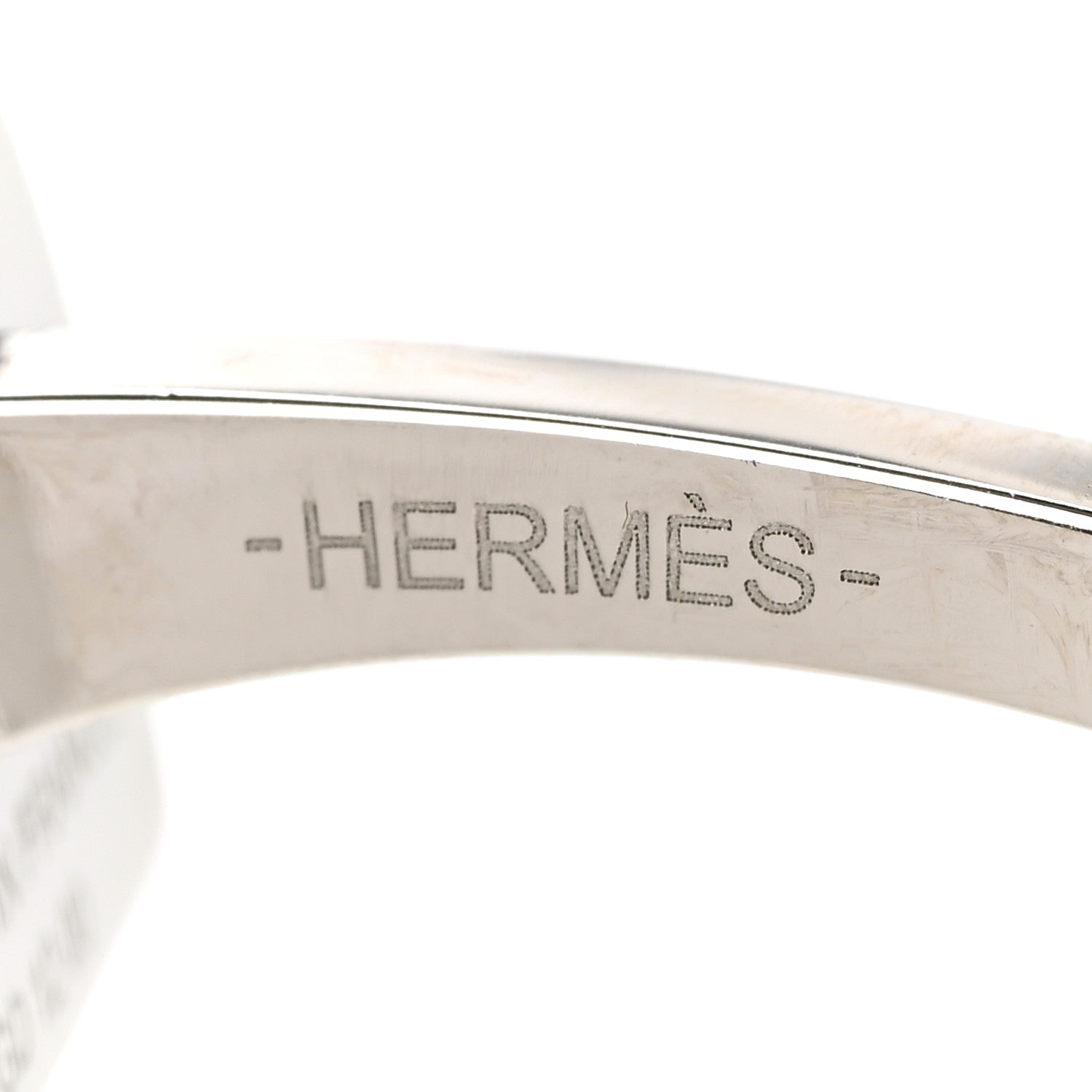 Hermes Palladium Manchette Horse Cufflinks Silver 5 of 7