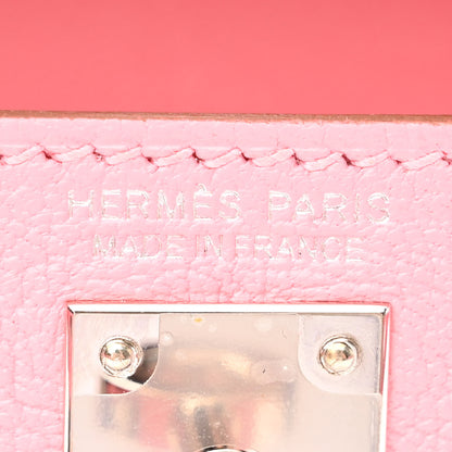 Hermes Chevre Mysore Mini Kelly Sellier 20 Rose Confetti 6 of 11