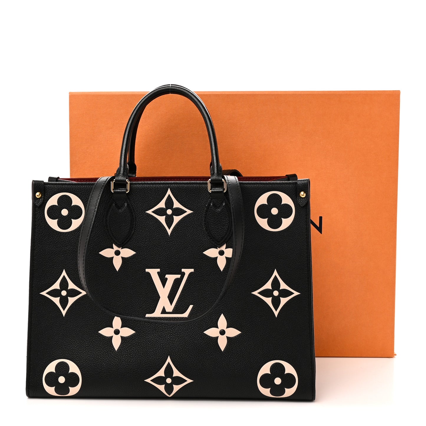 Empreinte Monogram Giant Onthego MM Black Beige