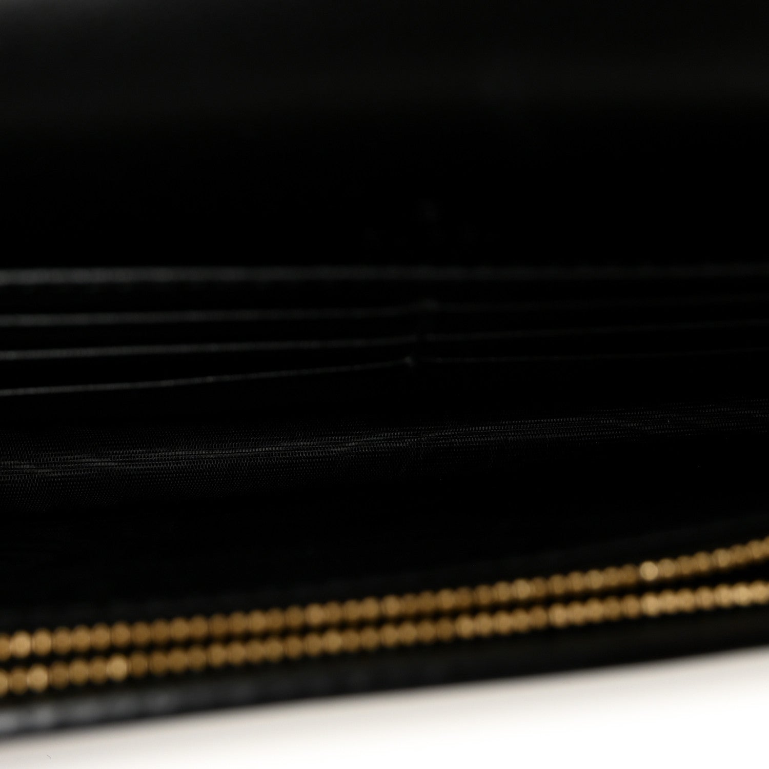 Gucci Calfskin GG Matelasse Chain Wallet Black 5 of 10