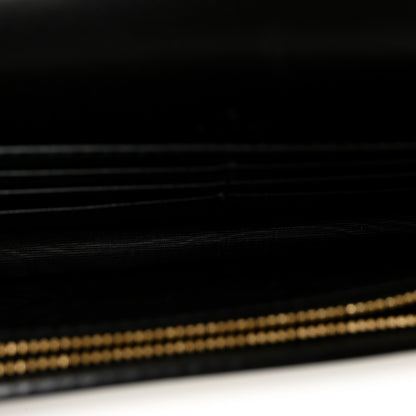 Gucci Calfskin GG Matelasse Chain Wallet Black 5 of 10