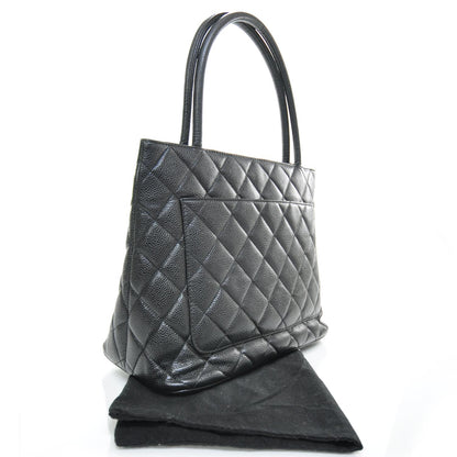 Chanel Caviar Quilted Medallion Tote Black 2 of 10