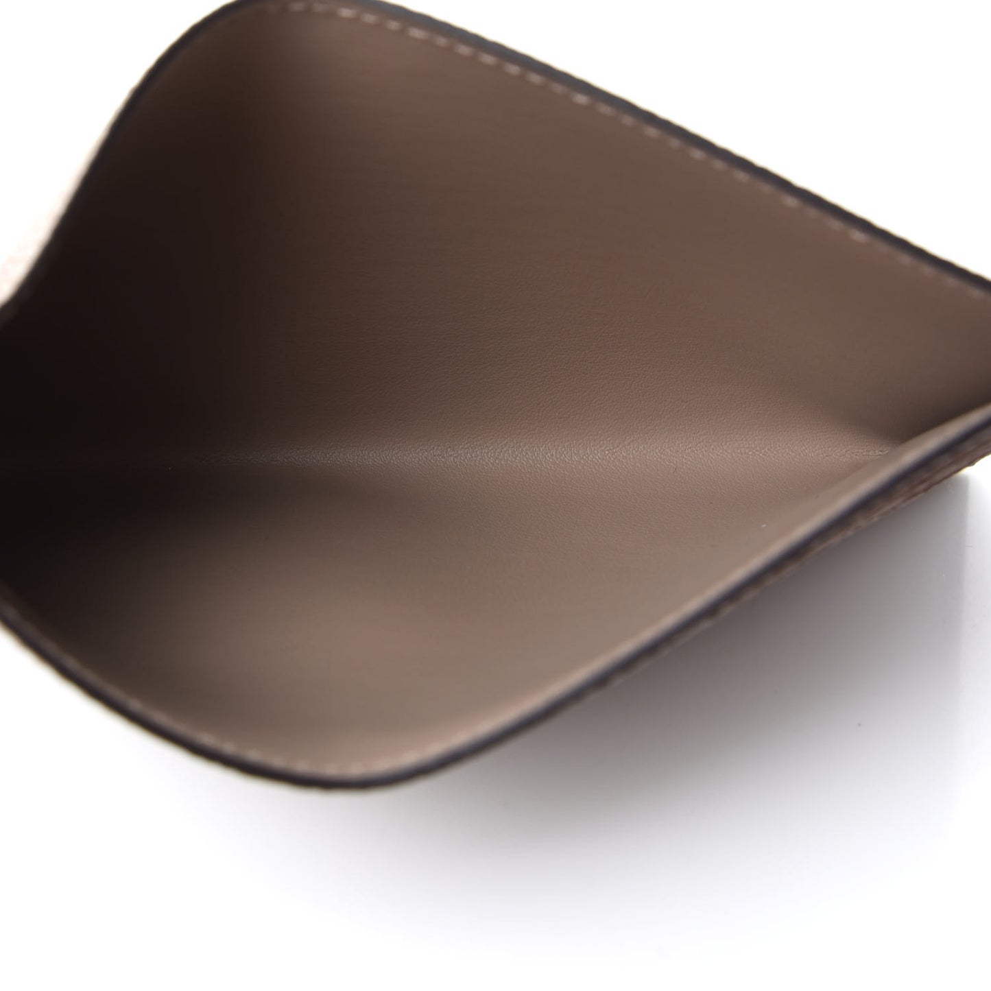 Calfskin Felicie Chain Wallet Card Holder Insert Tourterelle