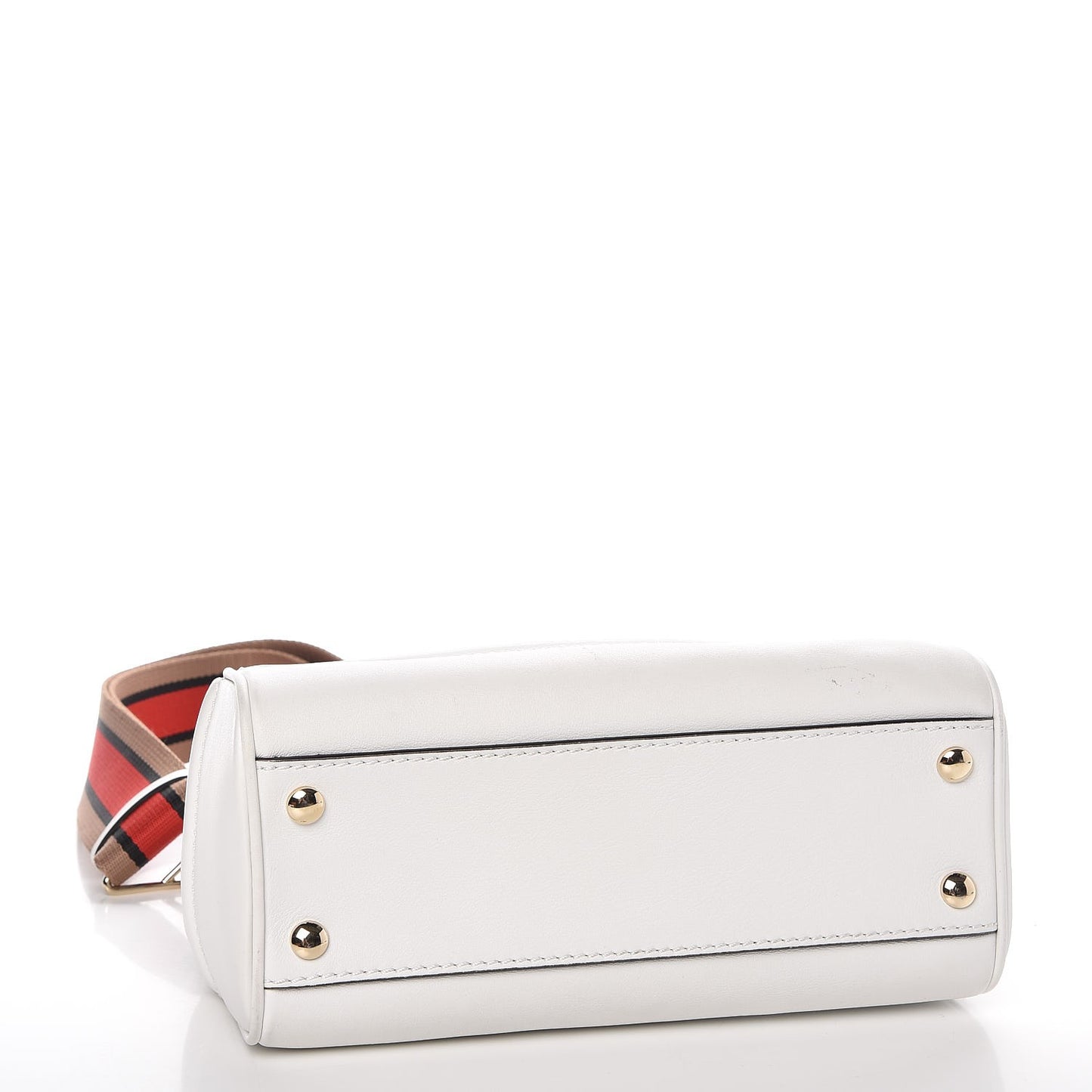 Calfskin Medium Palazzo Empire Bag White