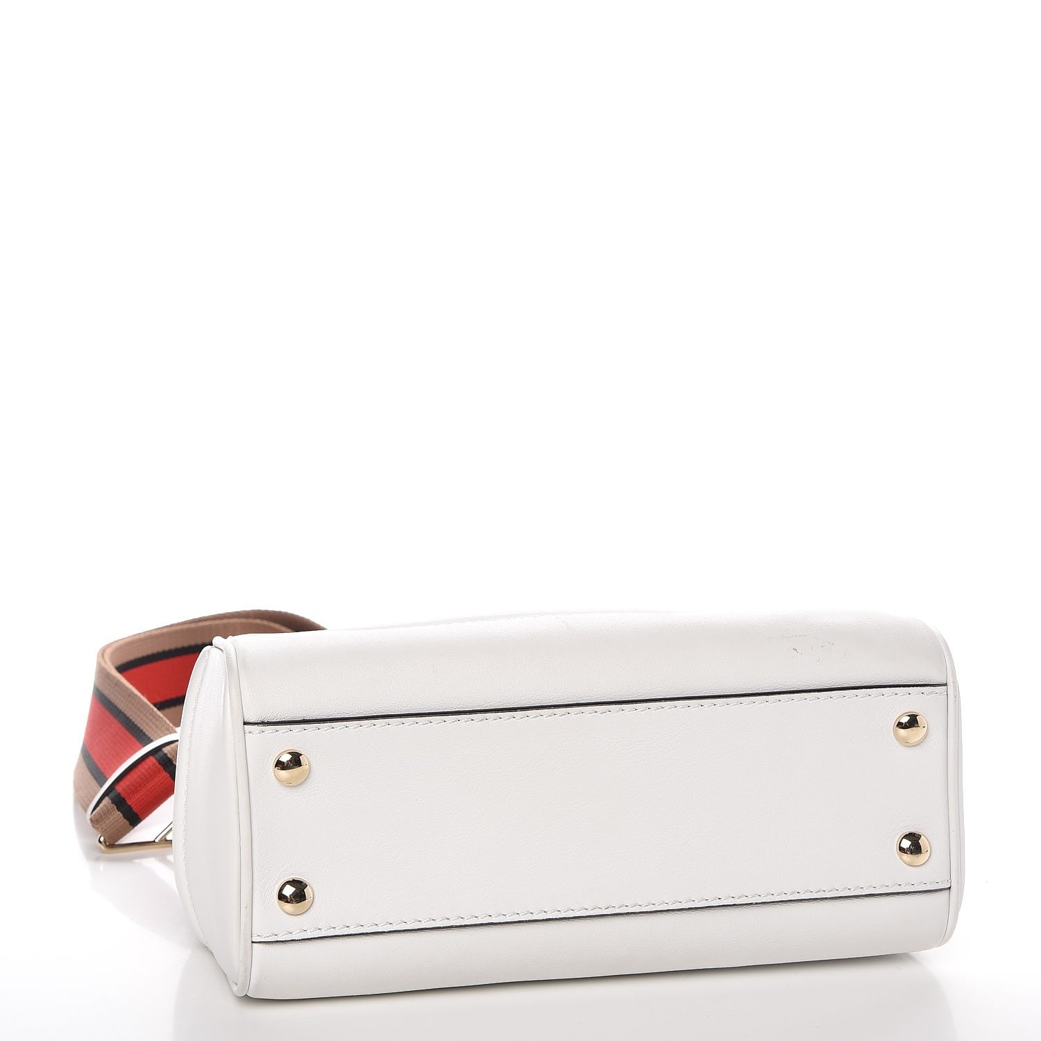 Versace Calfskin Medium Palazzo Empire Bag White 4 of 12