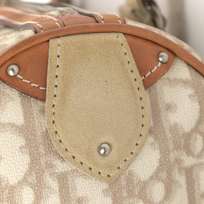 Christian Dior Monogram Trotter Romantique Boston Bag Beige 11 of 14