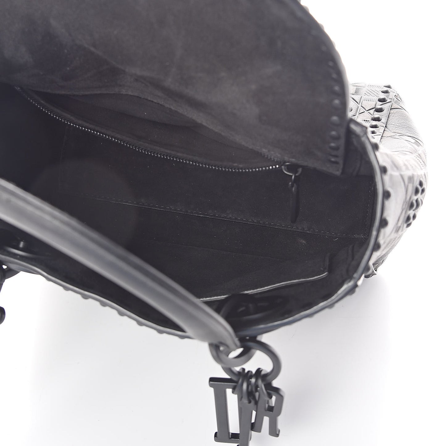 Lambskin Studded Matte Cannage Medium Lady Dior So Black