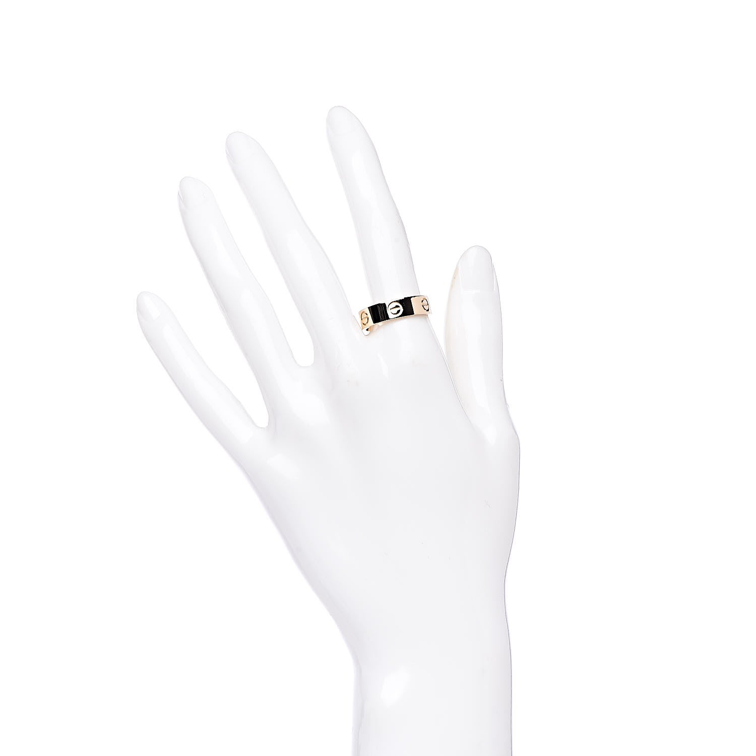 Cartier 18K Yellow Gold 5.5mm LOVE Ring 56 7.5 2 of 5