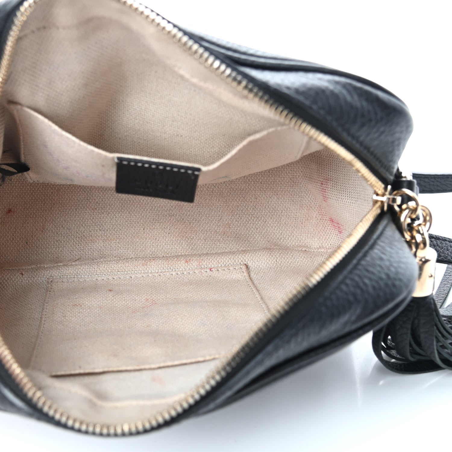 Gucci Pebbled Calfskin Small Soho Disco Bag Black 5 of 10