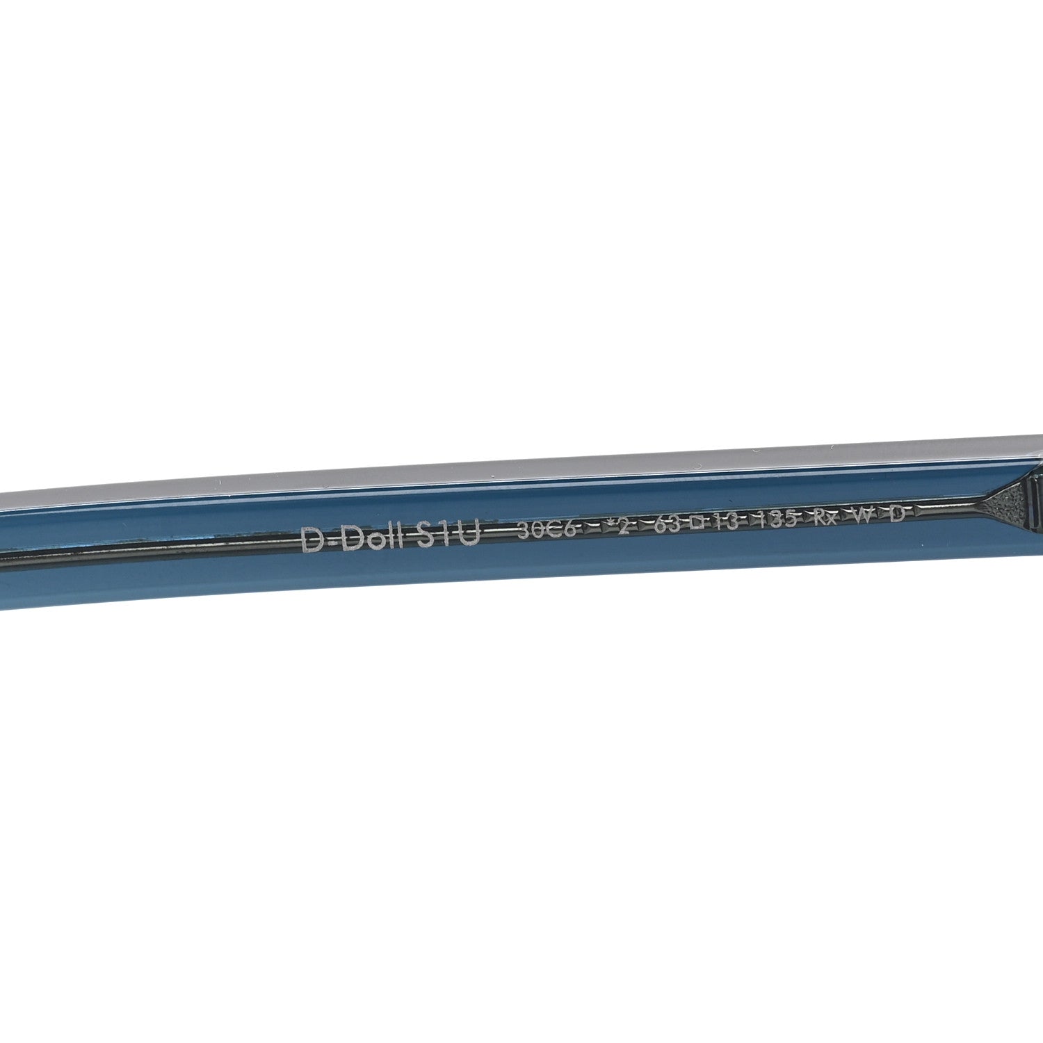 Christian Dior Transparent Acetate D-Doll Sunglasses Blue 7 of 7