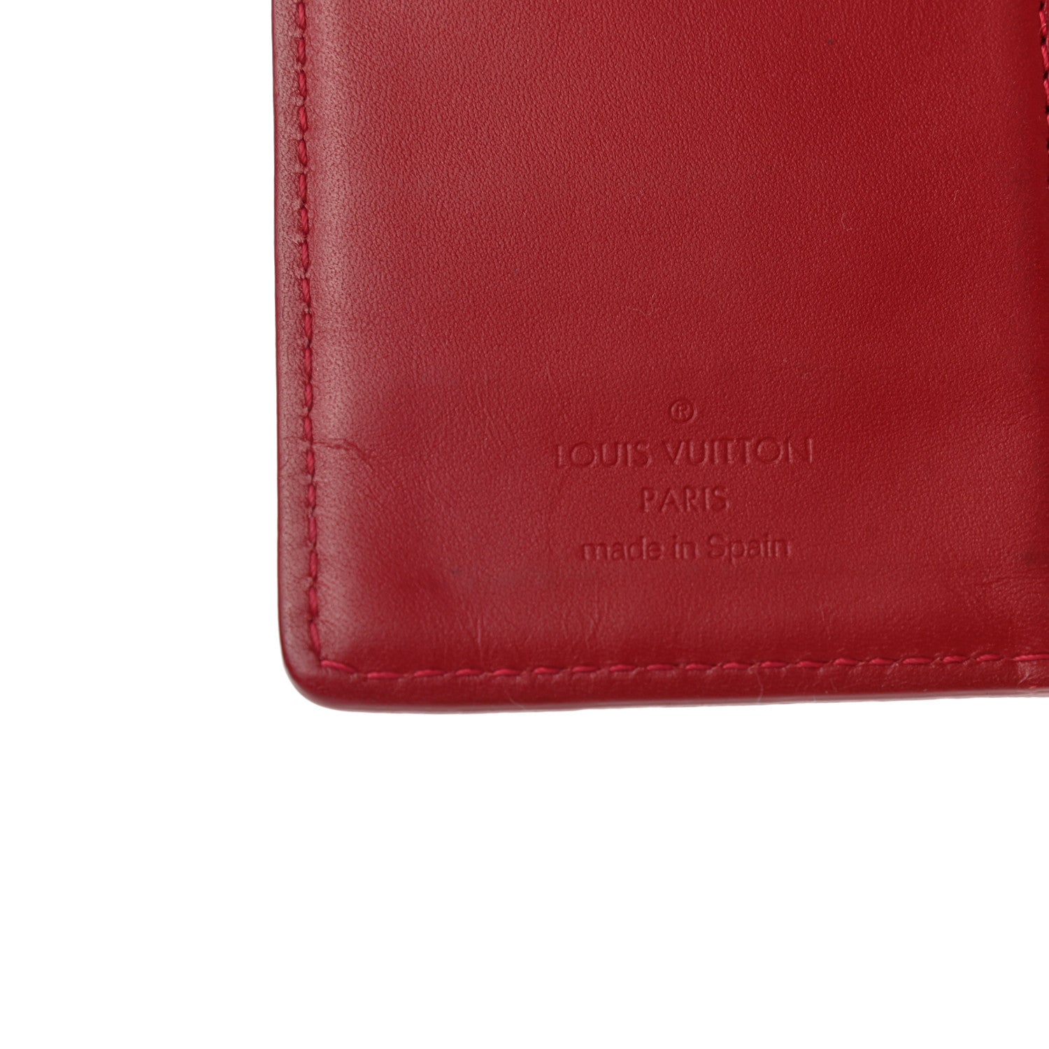 Louis Vuitton Vernis Small Ring Agenda Cover Pomme D'Amour 6 of 7