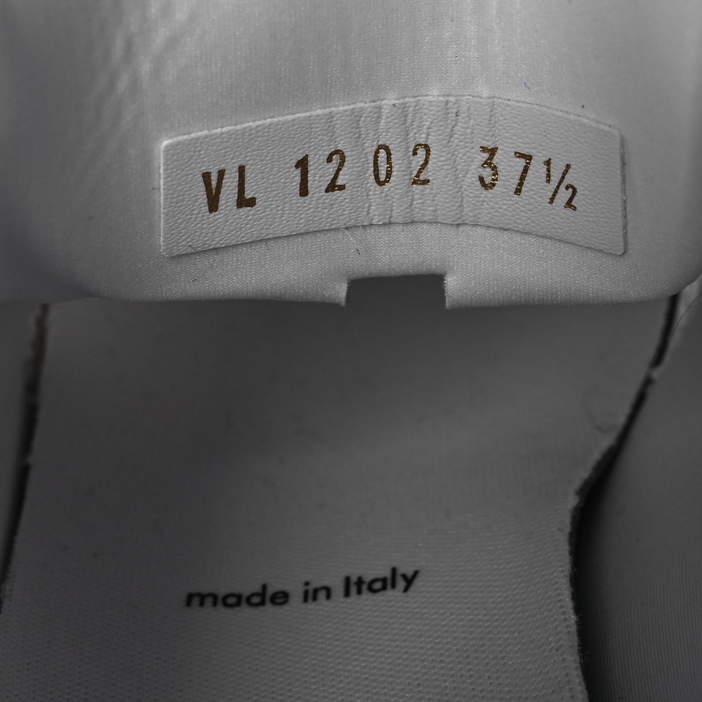 Monogram Calfskin Run 55 Sneakers 37.5 White
