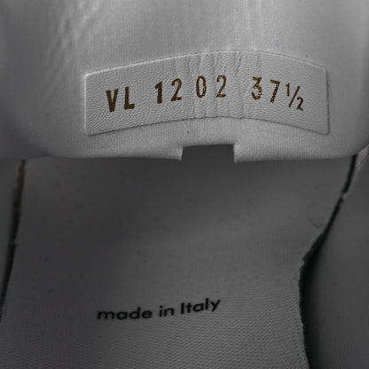 Louis Vuitton Monogram Calfskin Run 55 Sneakers 37.5 White 7 of 9