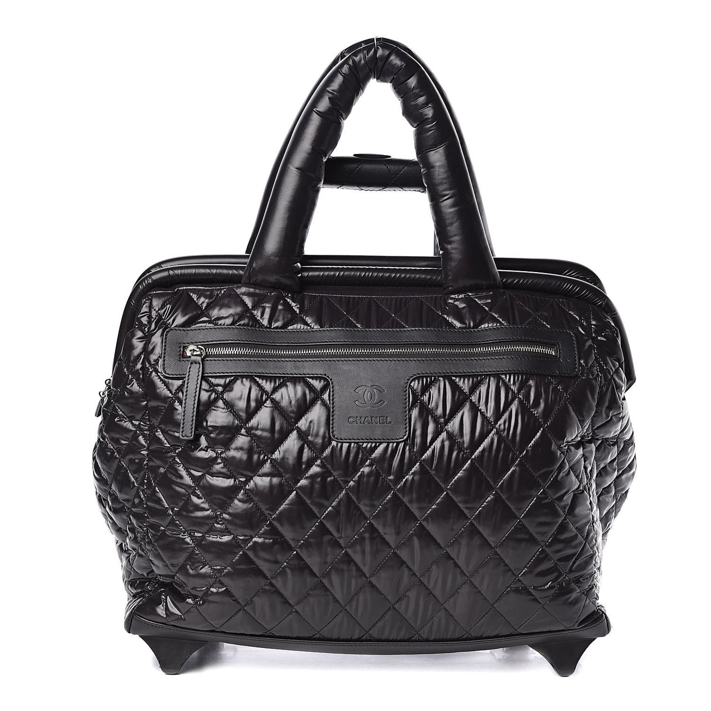 Nylon Quilted Coco Cocoon Trolley Black