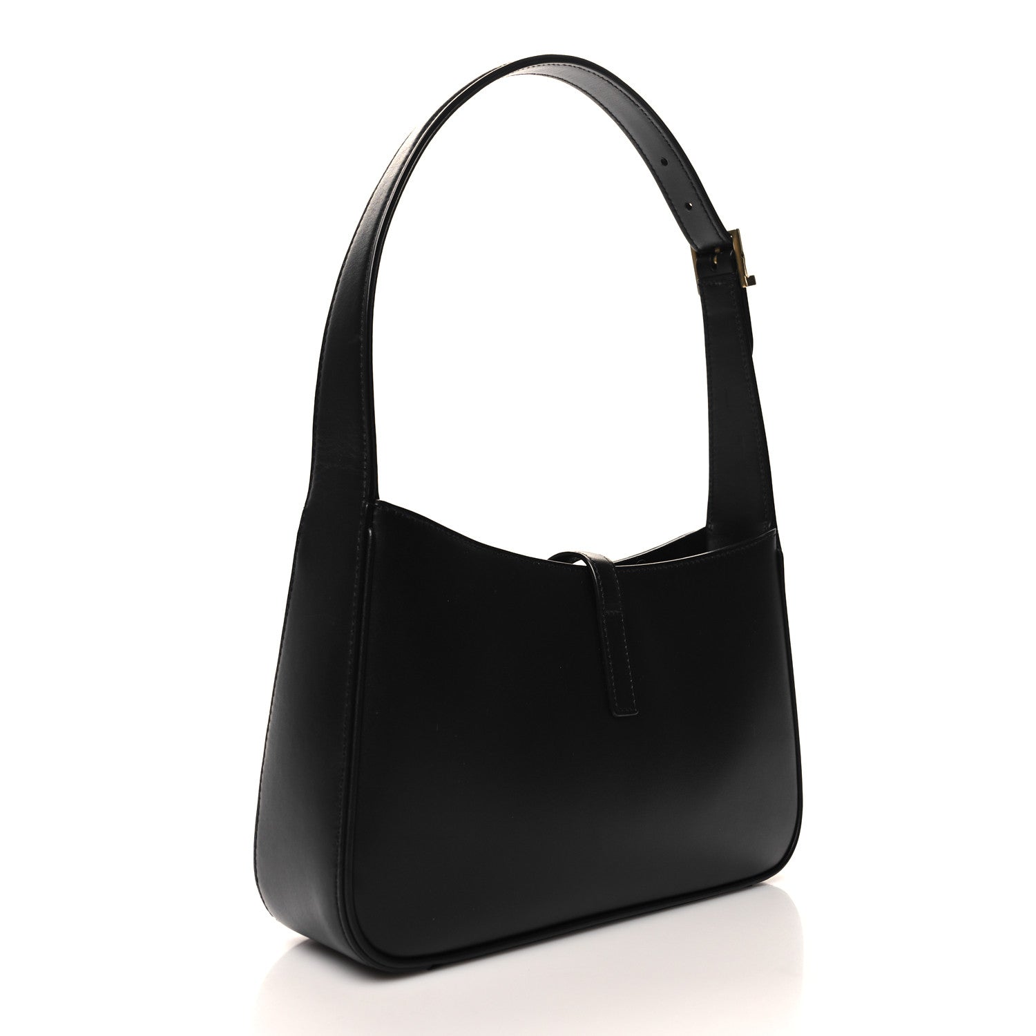 Saint Laurent SAINT LAURENT Smooth Calfskin Le 5 A 7 Hobo Black 3 of 10