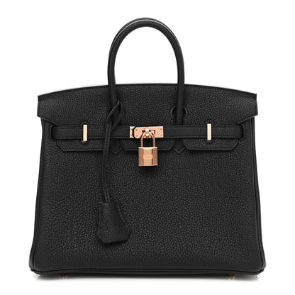 Hermes Togo Birkin 25 Black 1 of 12