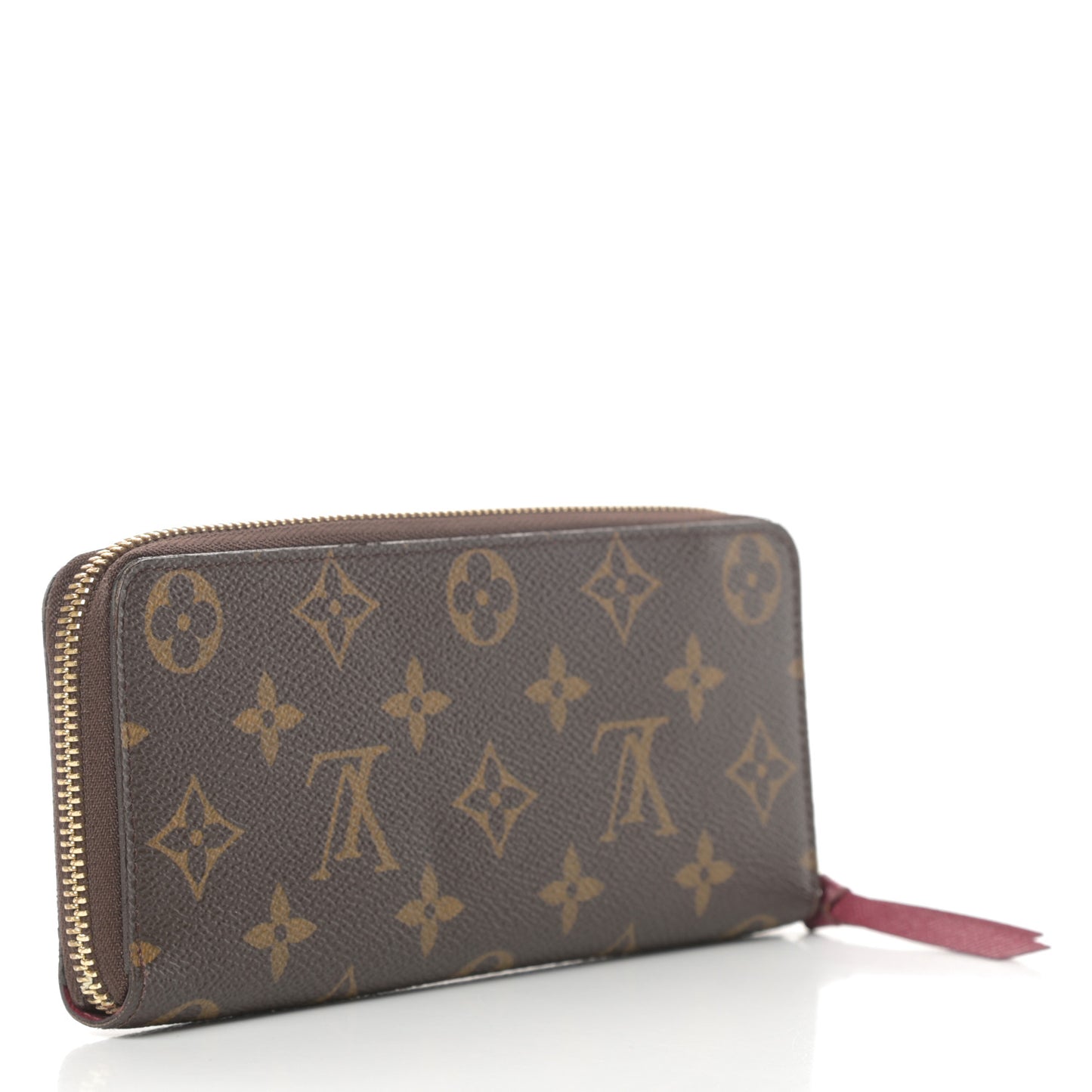 Monogram Clemence Wallet Fuchsia