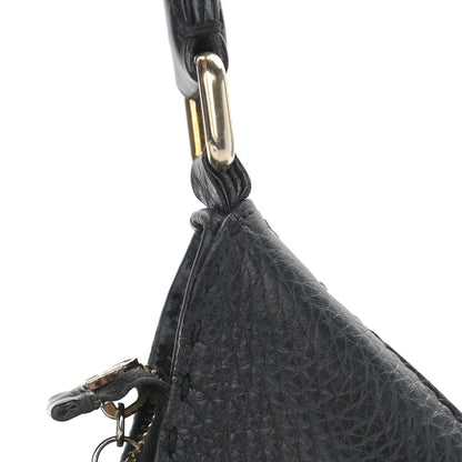 Fendi Calfskin Romano Selleria Hobo Black 12 of 15