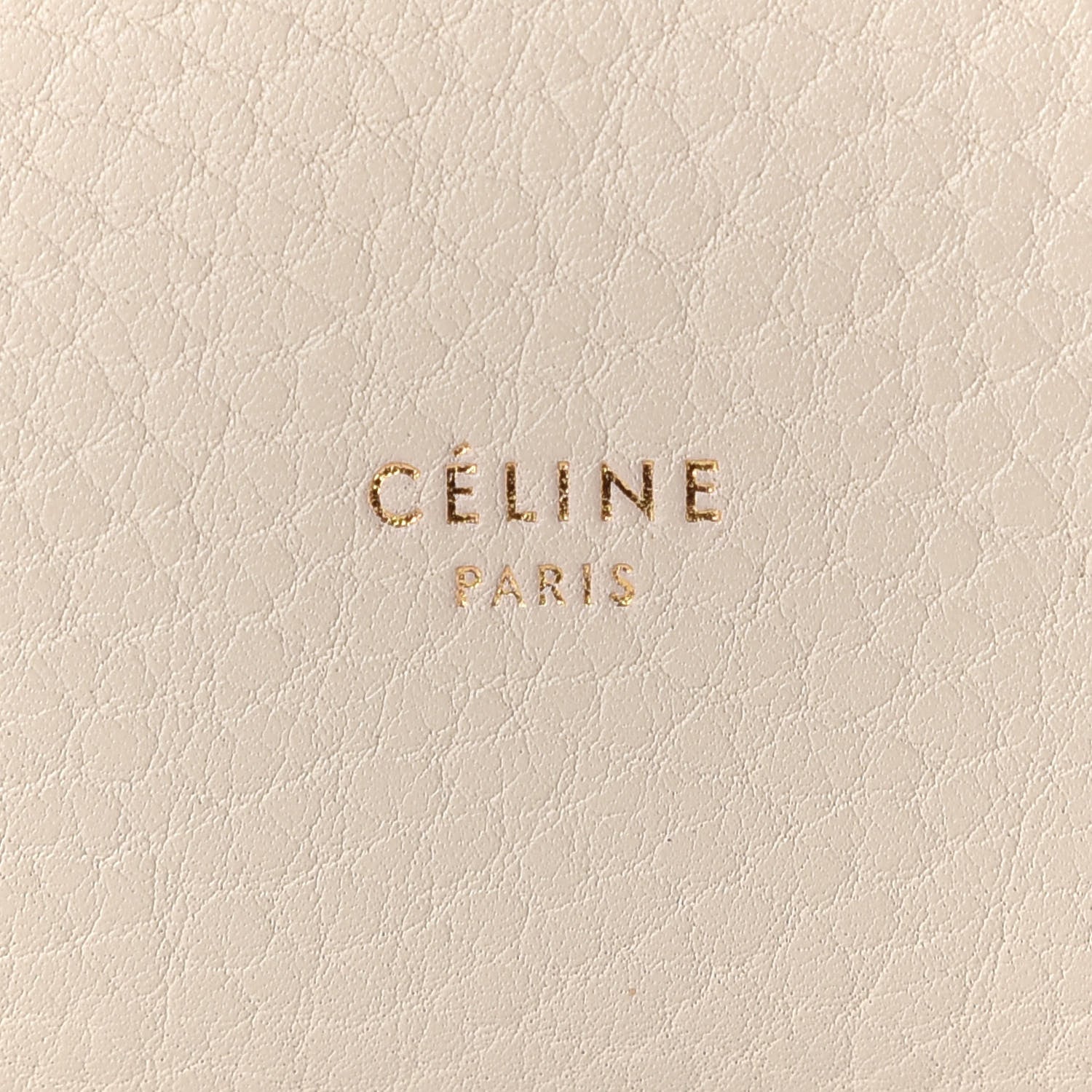 Celine Crisped Calfskin Mini Tie Knot Tote Chalk 9 of 9