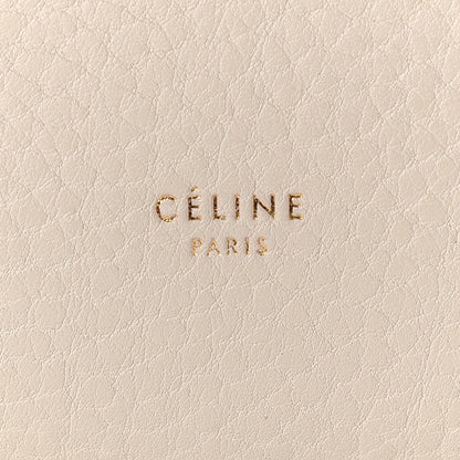 Celine Crisped Calfskin Mini Tie Knot Tote Chalk 9 of 9