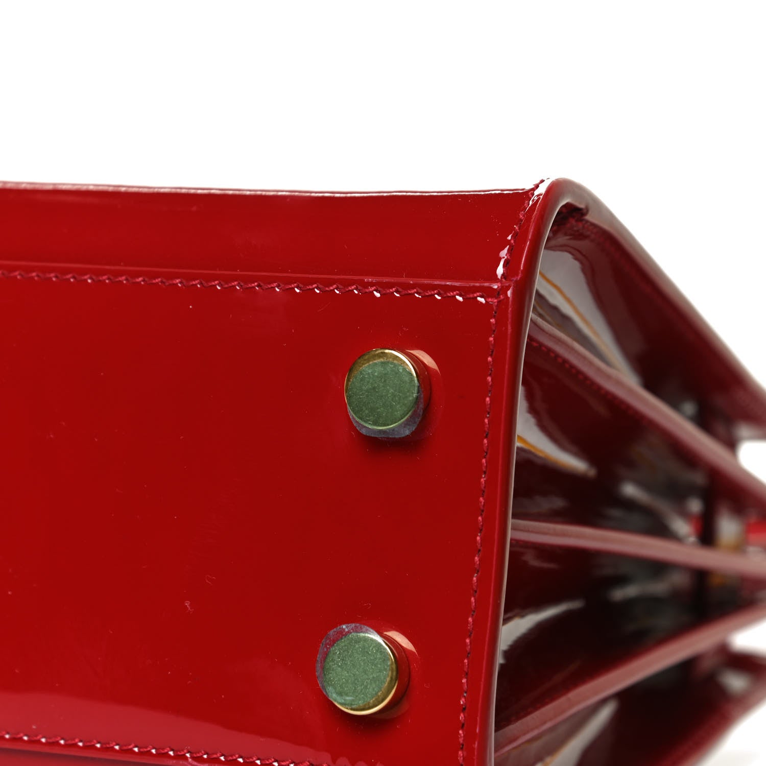 Saint Laurent Patent Nano Sac de Jour Red 11 of 12