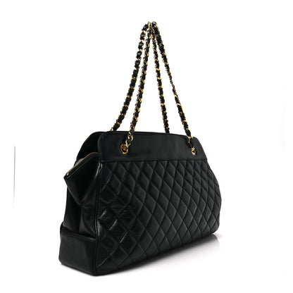 Chanel Lambskin Quilted Shoulder Bag Black 3 of 8