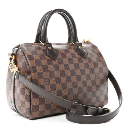 Louis Vuitton Damier Ebene Speedy Bandouliere 25 3 of 10