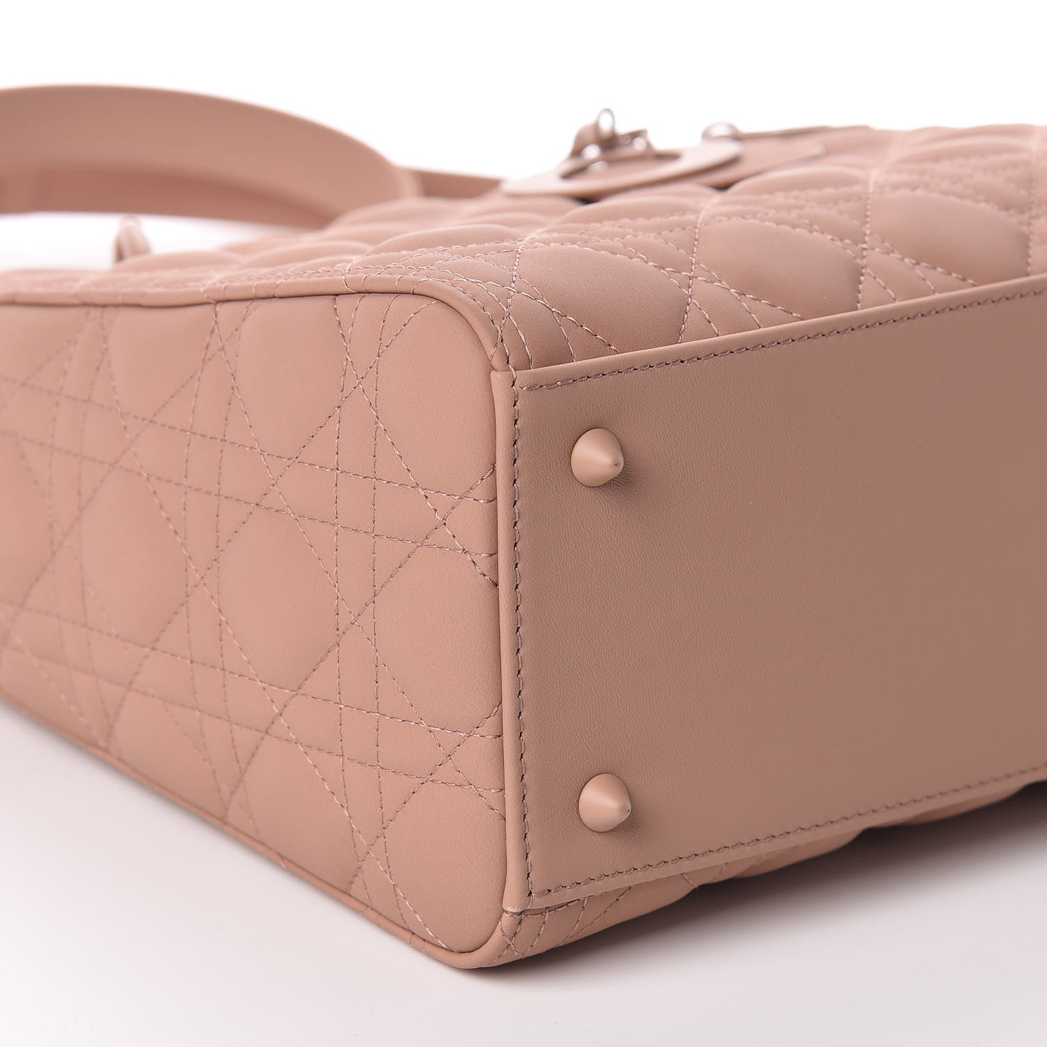 Christian Dior Ultra Matte Calfskin Cannage Medium Lady Dior Beige 8 of 10