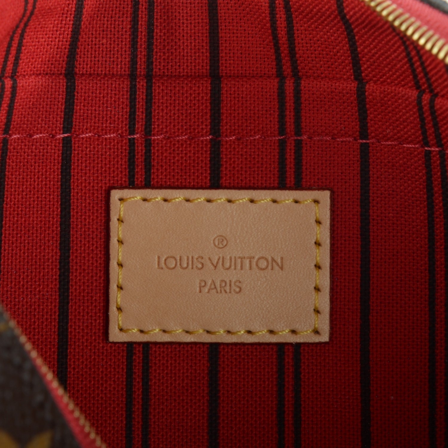 Louis Vuitton Monogram Neverfull MM GM Pochette Cherry 5 of 8