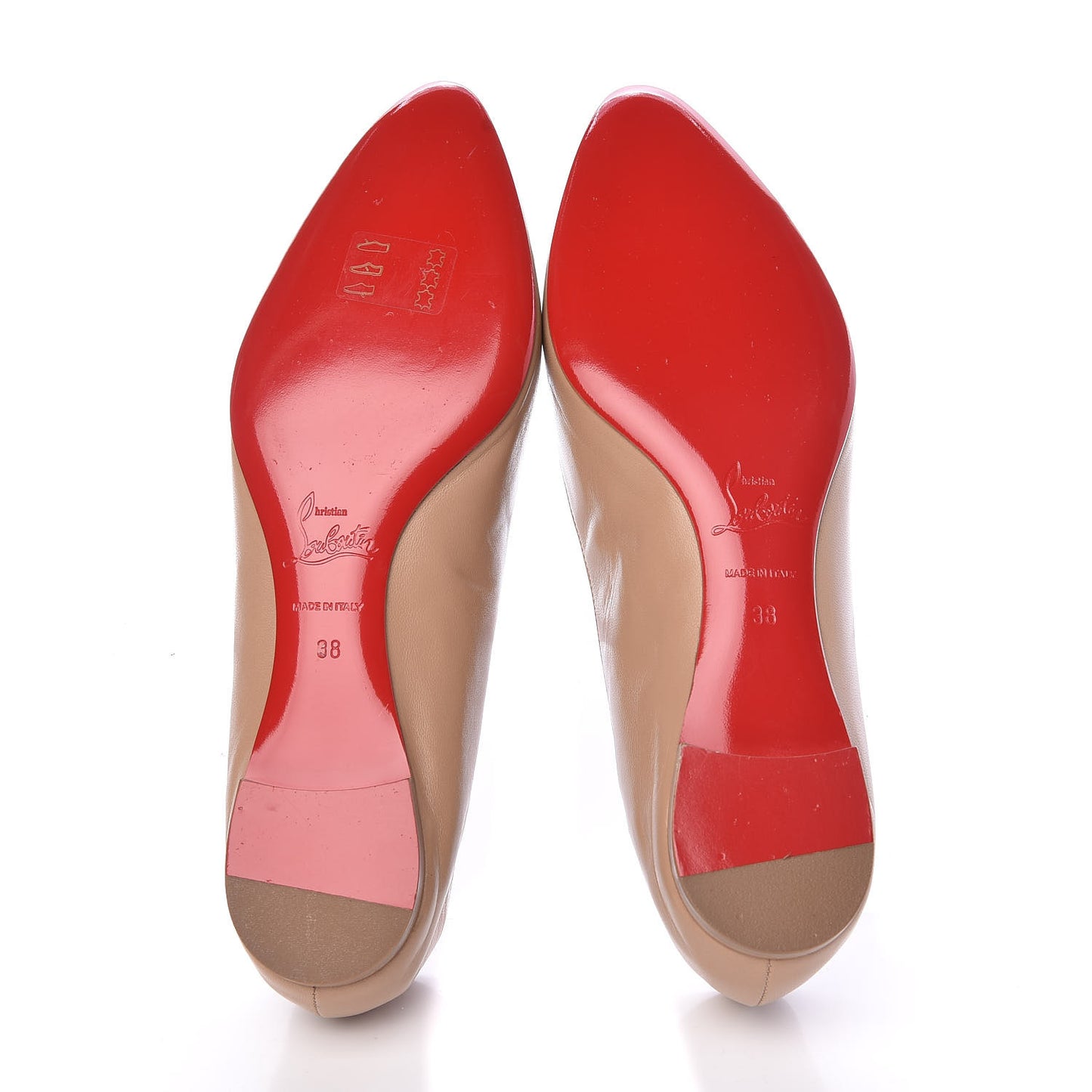 Nappa Eloise Flats 38 Nude