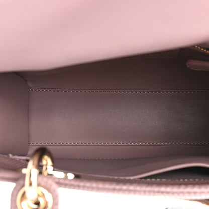 Christian Dior Lizard Small Lady Dior Peony Pink 5 of 13