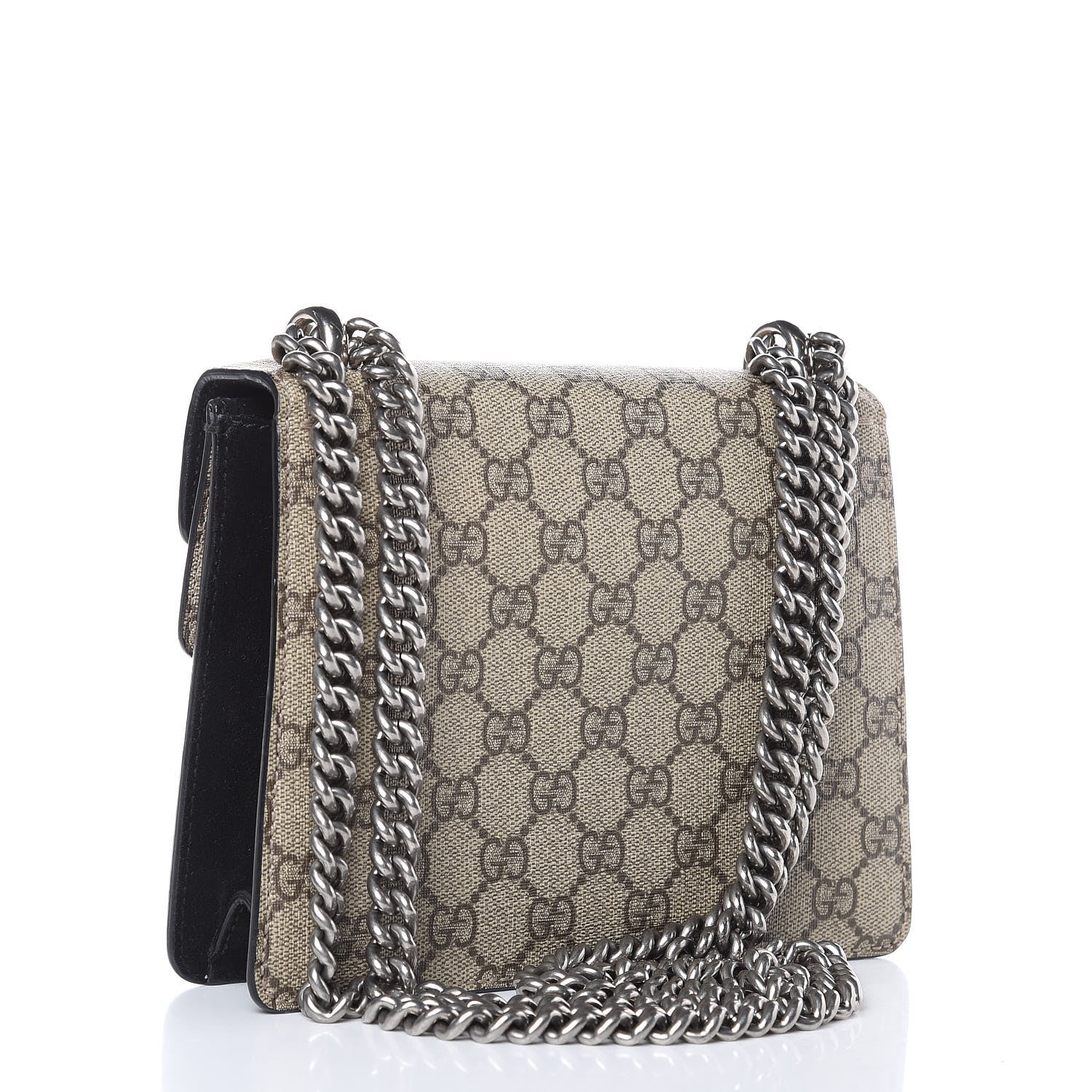 Gucci GG Supreme Monogram Mini Dionysus Shoulder Bag Black 3 of 11