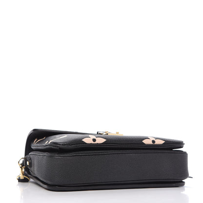 Louis Vuitton Empreinte Monogram Giant Pochette Metis Black Beige 4 of 9