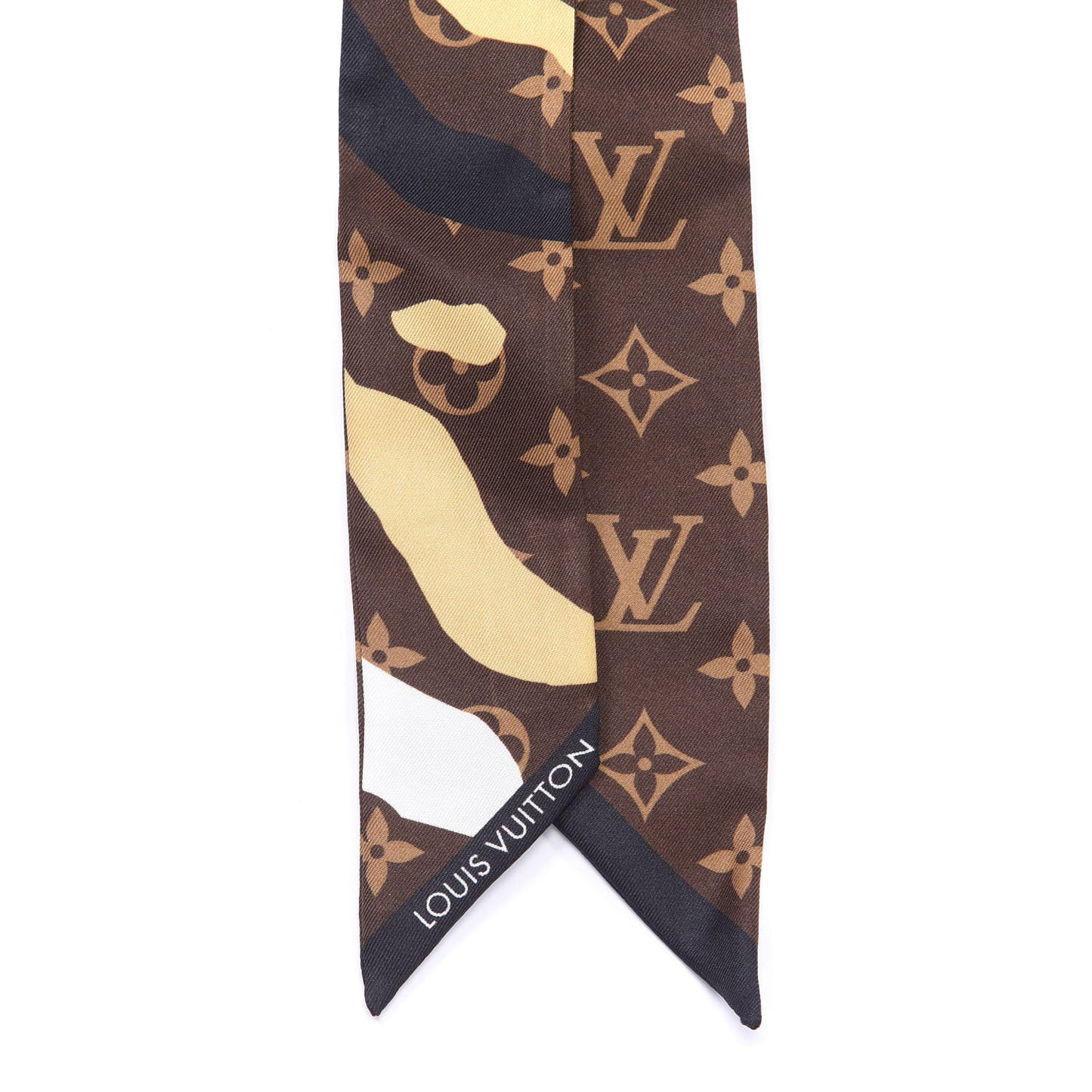 X LOL Silk Monogram BB Bandeau Gold Silver