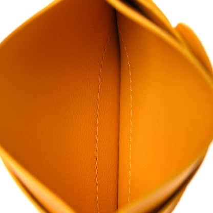 Moynat X KASING LUNG Calfskin Canvas Labubu Cardholder Yellow 5 of 8