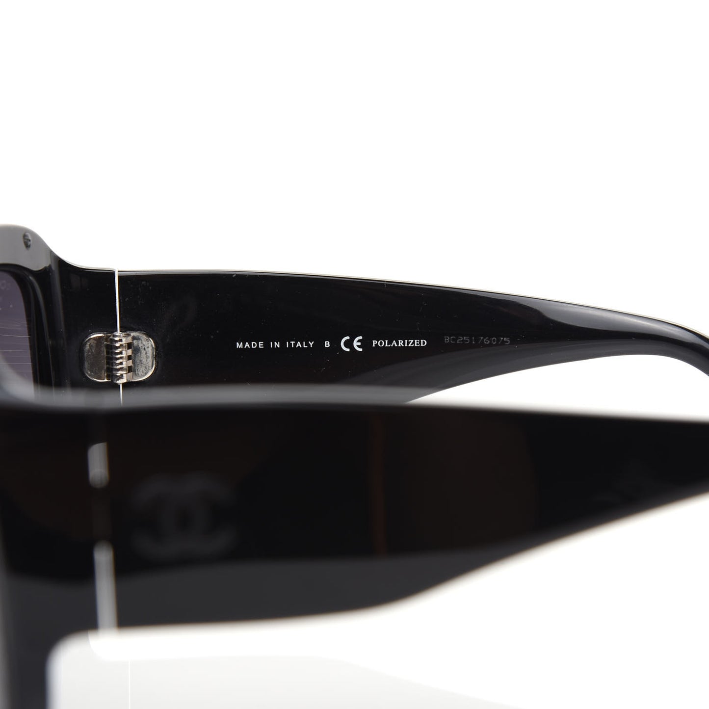 Acetate Shield Quilted Sunglasses 5395 Black